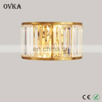 TV wall crystal wall lamp LED wrought iron decorative aisle lights