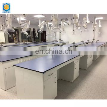 Chemistry lab furniture work bench laboratory work table for university lab