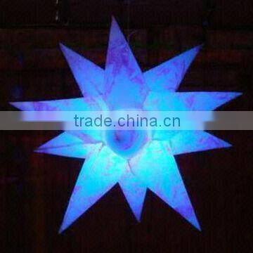 inflatable led star balloon decoration made of pvc