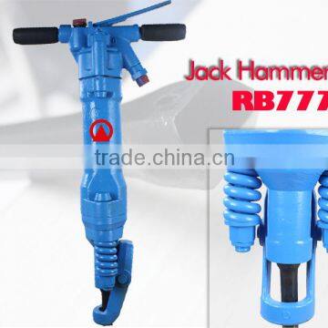 RB777 portable air compressor jack hammer/deep rock drilling rig & Jack Hammer/best manufacturer quality and best price