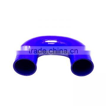 High Temperature Flexible Automobile Parts 180 Degree Silicone Elbow