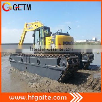 dredging machinery amphibious excavator with long reach arm