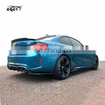 Beautiful Carbon Fiber Body Kit for BMW m2 F87 Carbon Fiber Front Lip Rear Lip Side Skirts and Wing Spoiler photo-5