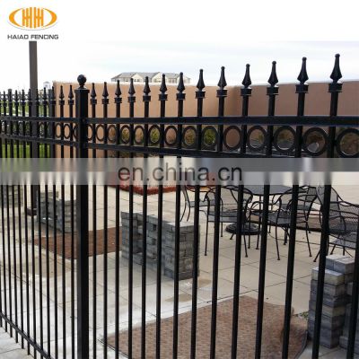 powder coated ornamental iron garden fence,children play fence