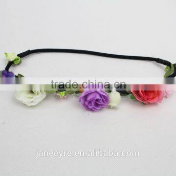 Artificial Flower Rose Wedding Garland Bridal Wreath Hair Accessories
