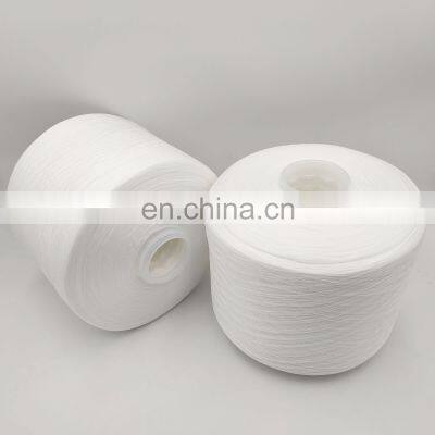 China Factory Hot Selling High Tenacity Raw White Color Dyeing Tube 100% Polyester Poly Poly Core Spun Sewing Thread