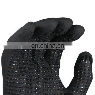 Industrial Nitrile Worker Coated Knit Wrist Cuff Nitrile Coated Factory Construction Building Worker Gloves photo-4