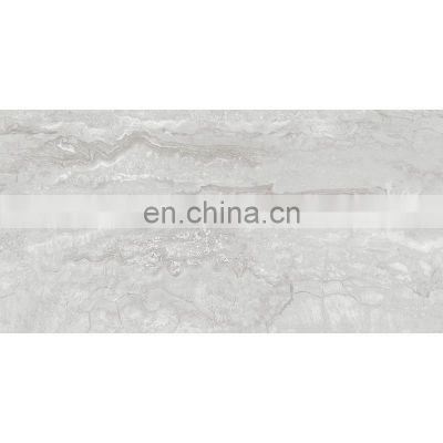 foshan tile factory grey color hot sale 600x1200mm glazed polished porcelain floor tile