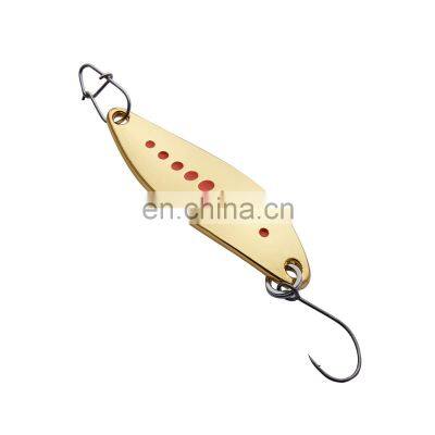 Single Hook Metal Lure Spoon Bait 2/3/5/7.5g