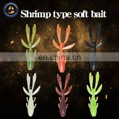 1.8g Fishing Lure Silicone Shrimp Fishing Lure Silicone Shrimp Saltwater Shrimp Lure