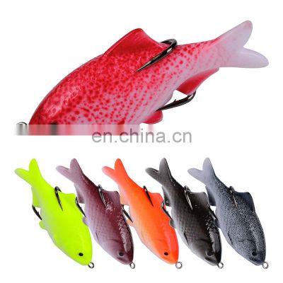 New 9.5cm false 6PC road 18G thunder frog snakehead eat bait frog lure