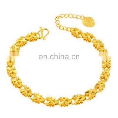 Wholesale female classic gold, plated personality fashion luxury gold jewelry copper jewelry with gold plated bracelet/