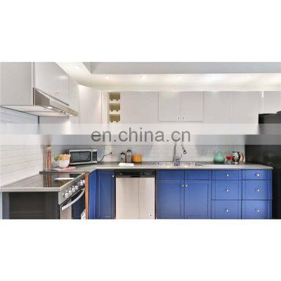 Modern Hotel Household Grey Paint Composite Kitchen Designs