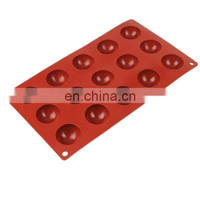 Round half ball shape silicone mould chocolate mold for chocolate and fondand