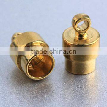 manufacture strong jewelry findings brass cord end