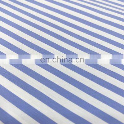 Wholesale Lightweight Striped Cotton Nylon Spandex Fabric for Women's Casual Wear photo-2