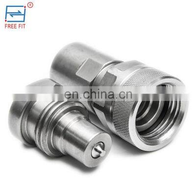 High pressure 800bar screw type female and male  VVS  quick release connect couplings for Machinery