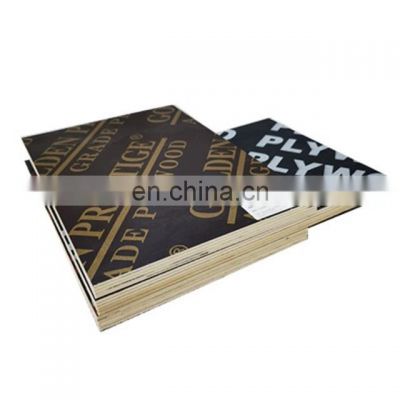 12mm 15mm 18mm Black Film Faced Plywood Shuttering Plywood Panel