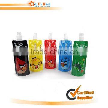 promotional customized foldable bag water bottle for kid