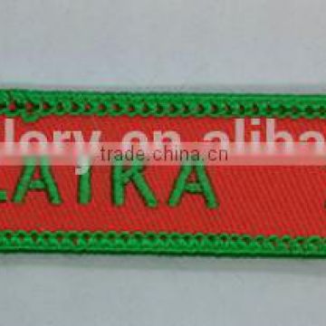 Custom green palatcka 2014 new design custom patch embroidery patch embroidered patch