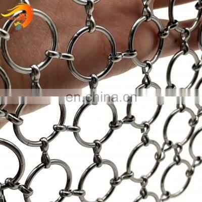 China Supply 316 Stainless Steel Chainmail Ring Mesh Curtain photo-3