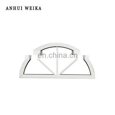 Quality OEM half round windows Arc Fixed UPVC Semicircle Windows