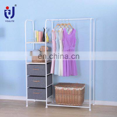 Easy home compact clothes drying metal rack closets portable