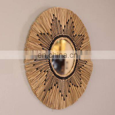 Best Price In Bulk Seagrass Mirror Decorative Wall Mirror Hot Selling Decor Art Decor Manufacturer Vietnam Supplier photo-3