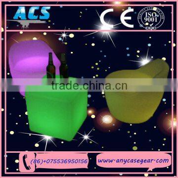 2015 ACS LED furniture colors changing swimming pool lounge chair