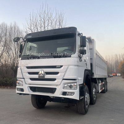 SINO TRUCK 12 Wheeler 30 Cubic Meters HOWO 40tons 8x4 Used Dump Tipper Truck