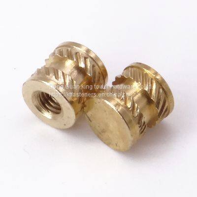 Custom Brass Melt Insert Knurled Nut photo-3