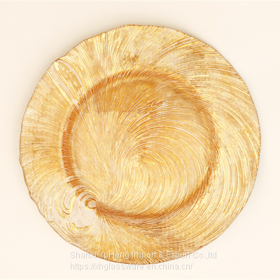 Домашная посуда. Круглый кристаллический подложный тарелок photo-3