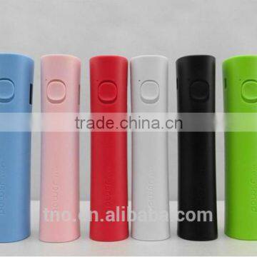 Portable travel charger LED power bank with 2600mAh