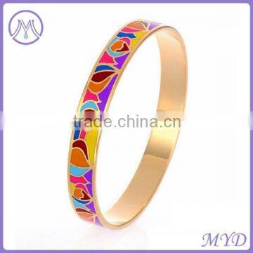 Austria fashion stainless steel custom enamel bangle
