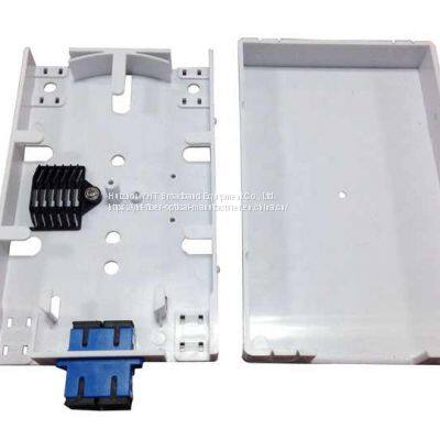 2 cores desk box indoor wall fiber optic box with SC duplex adapter for FTTH project