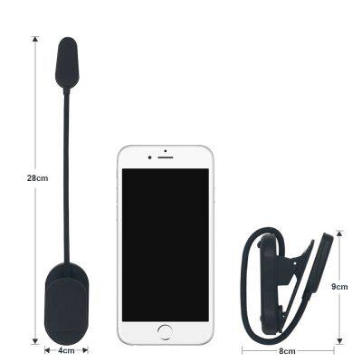 2024 New Style LED Clip on Mini Reading Light USB Rechargeable Book Light for Reading in Bed photo-6