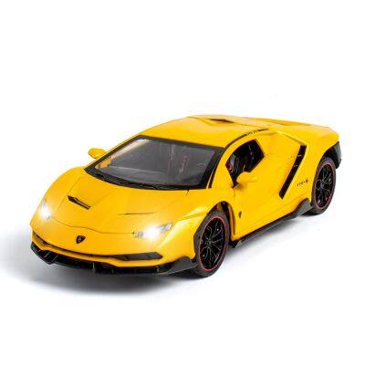 1:24 Scale LP770-4 Car Models With Sound And Light To Open The Door Children's Alloy Car Toy Model Car