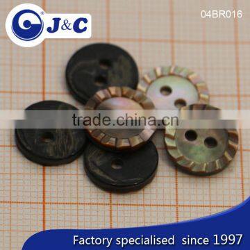 J&C Brown MOP Shell Buttons,pearl Shell Buttons for Fashion Shirt.BR016, BR017 photo-2