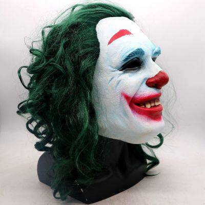DC The Joker Mask Halloween Horror Theme Party Cosplay Killer Clown Latex Caps Masks photo-2