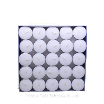 100 Pack 12g Unscented Natural Tealight Candles Paraffin Free for Home Spa Aromatherapy photo-2