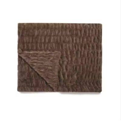 Luxury Both Sides Soft Rabbit Faux Fur Comforter Quilt Bedding Fluffy Thick Couple Blankets Throws for Winter King Size