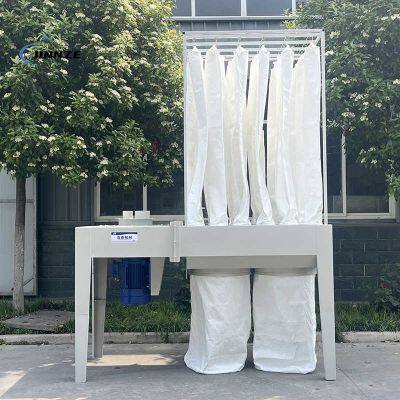 Central Bag Woodworking Dust Collector Industrial Centrifugal Dust Collector Large Suction Fan 24 Bag Vacuum Cleaner photo-3