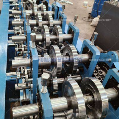 High-Speed Automatic C Z Purlin Roll Forming Machine Multi-Function Full Automatic Steel Frame Featuring Motor Bearing PLC photo-3