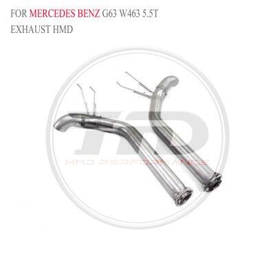Stainless Steel Exhaust Catback for Mercedes benz G63 W464/G500 W463B/ S500 coupe C217 Auto Modification Electronic Valve WhatsApp+86 18946955156