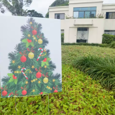 PP Corrugated Plastic Holiday Yard Signs – Reusable Christmas Display Boards