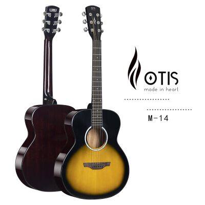 OTIS Guitar Factory Green Colour Light 41 Inch Solid Top Wood Acoustic Guitar
