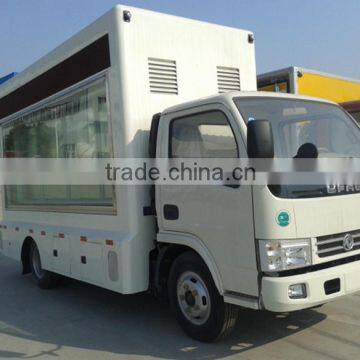 2015 Dongfeng mini 6.5m2 small led mobile led screen truck, Euro IV led truck