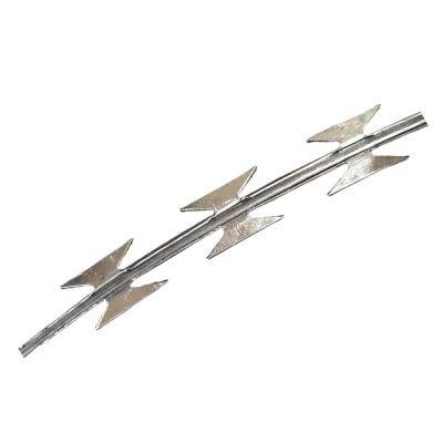 Stretched Ribbon Barbed Wire Coils razor Wire Fence for Farm