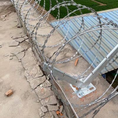 Diamond Mesh Set Panel Roll Hot Dipped Galvanized Welded Razor Barbed Razor Wire Fence Welded Razor Mesh