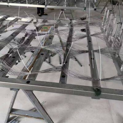 Black Carbon Steel Woven Wire Mesh Tank Barrier Net With Plain Weave and Custom Cutting & Bending Services photo-3